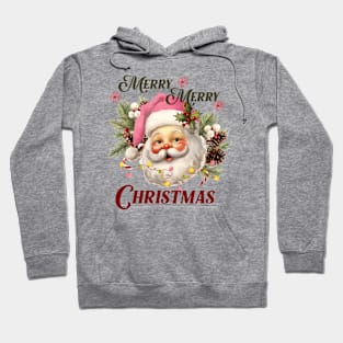 Vintage Pink Christmas Quote Hoodie